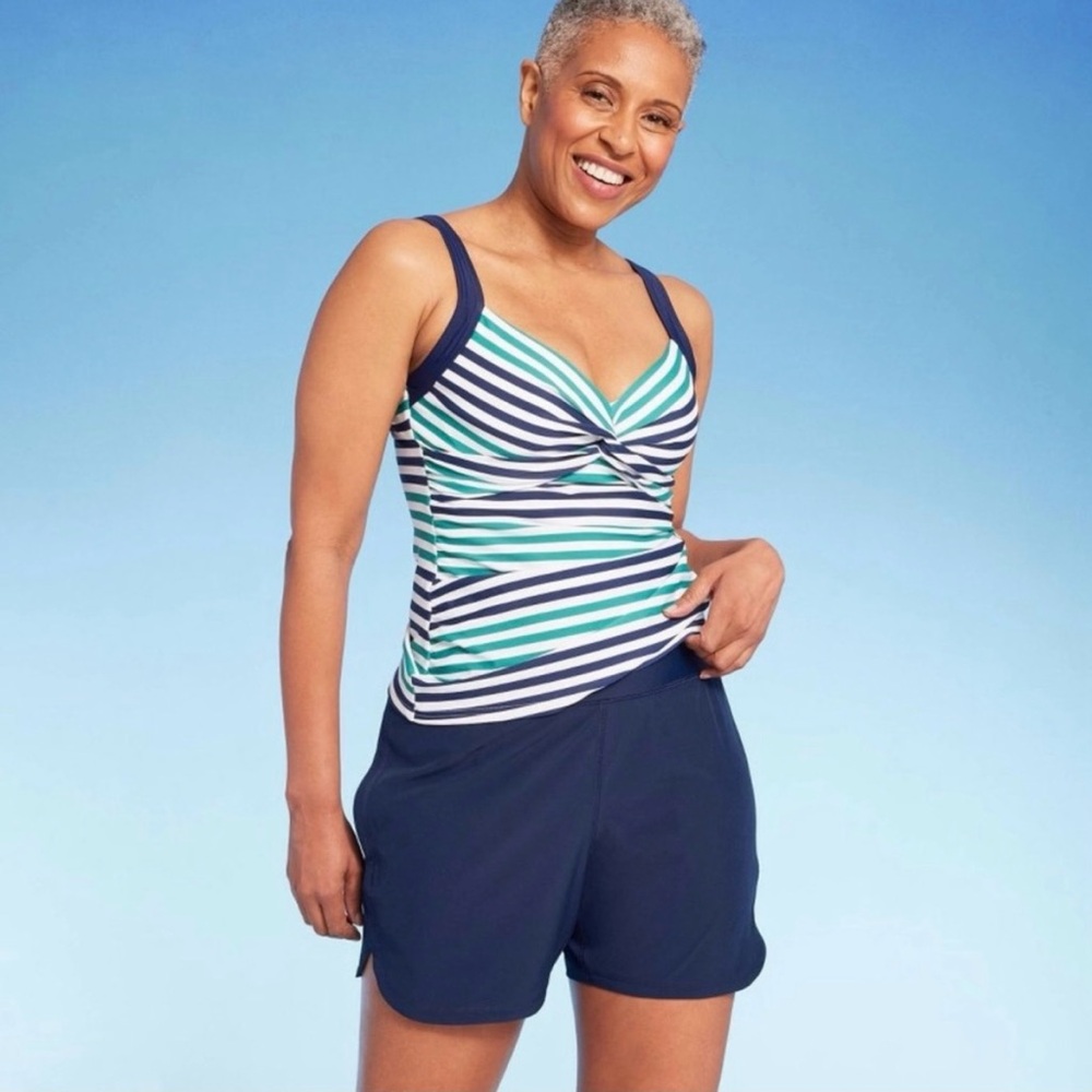 Lands' End Navy Women's Swim Shorts